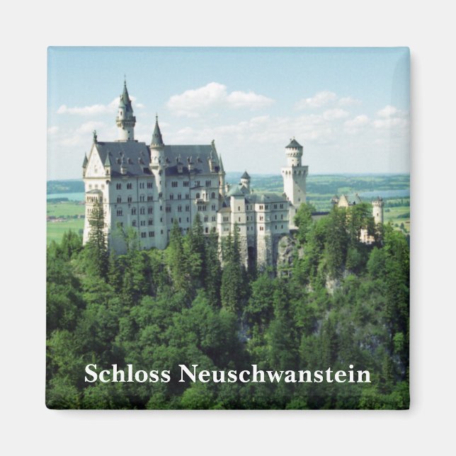 Íman Schloss Neuschwanstein Magnet (Frente)