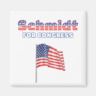Íman Schmidt para o Congresso Bandeira Patriótica Ameri
