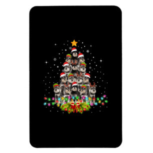 Íman Schnauzer Cães Árvore Natal Pet Xmas