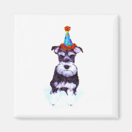 Íman Schnauzer Dog Birthday