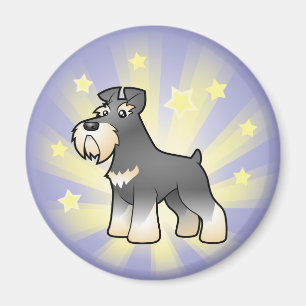 Íman Schnauzer gigante/padrão/diminuto de pouca estrel