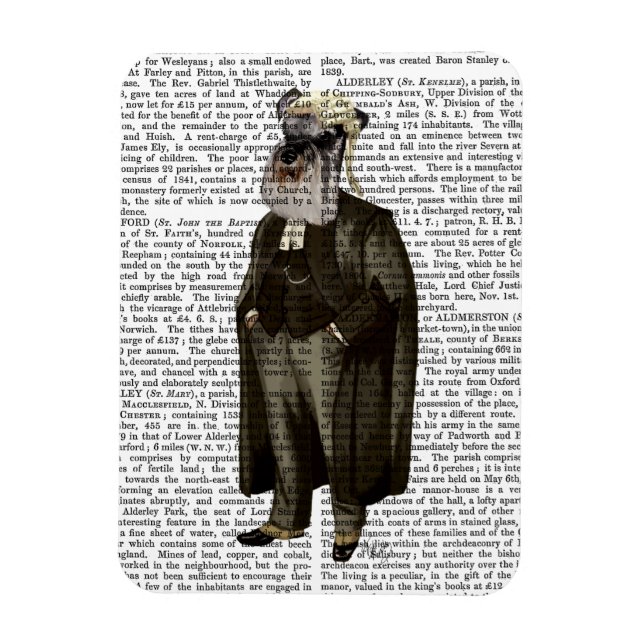 Íman Schnauzer Lawyer (Vertical)