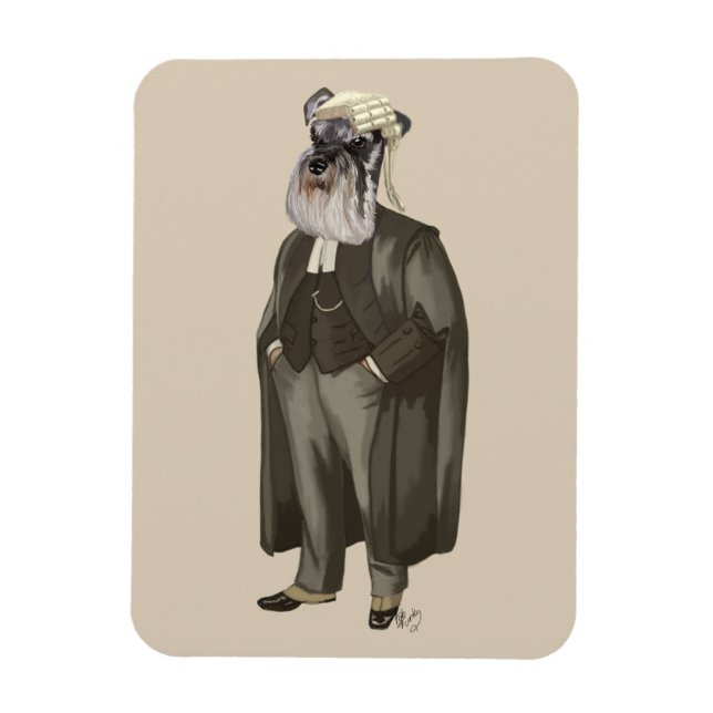 Íman Schnauzer Lawyer 2 (Vertical)