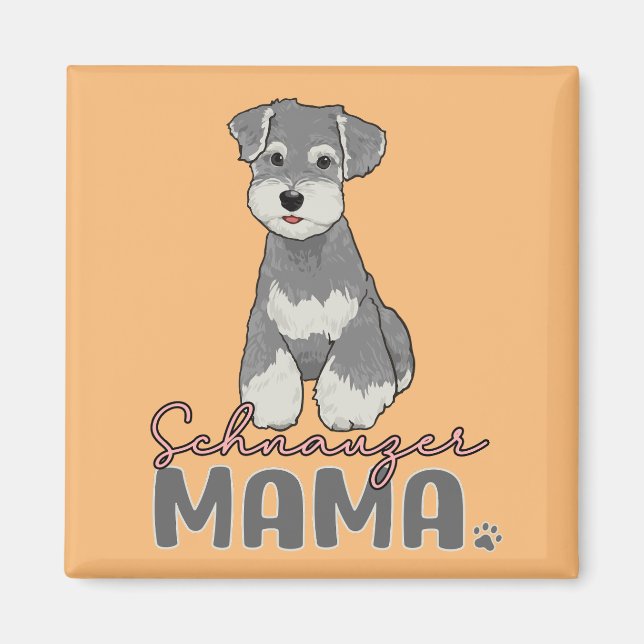 Íman Schnauzer Mama (Frente)