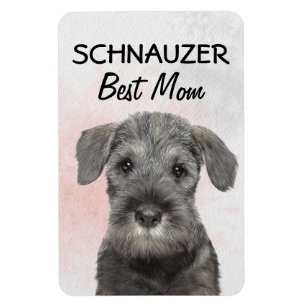 Íman Schnauzer Melhor Magnet Mãe