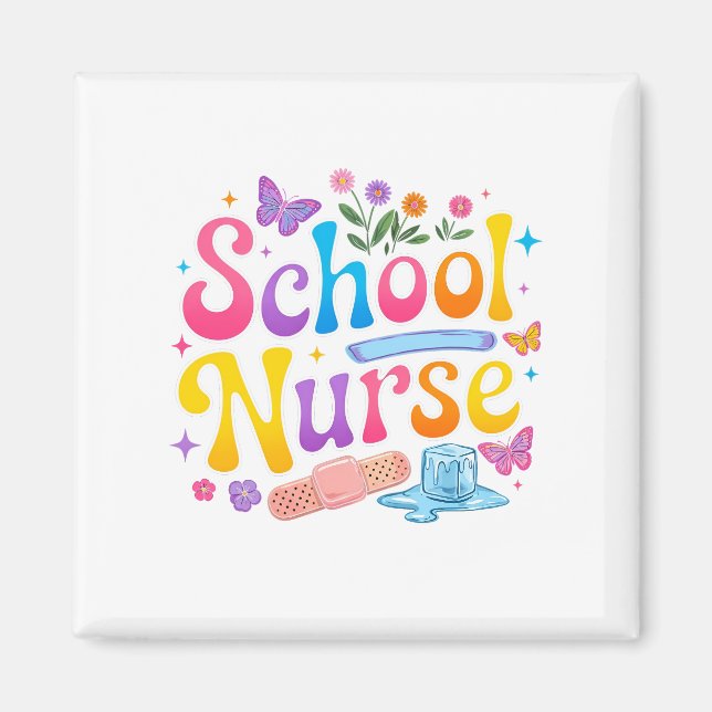 Íman School Nurse Magnet (Frente)
