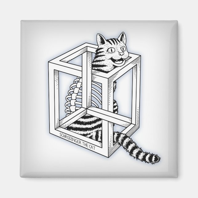Íman Schrodinger o gato (Frente)