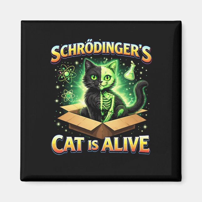 Íman Schrödinger’s Curious Cat (Frente)