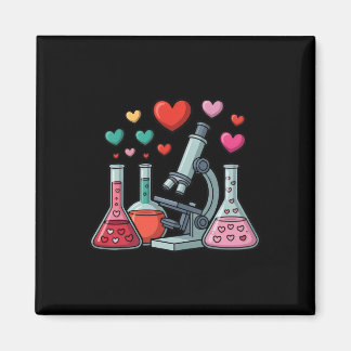 Íman Science Love Hearts Stem Teacher Valentine