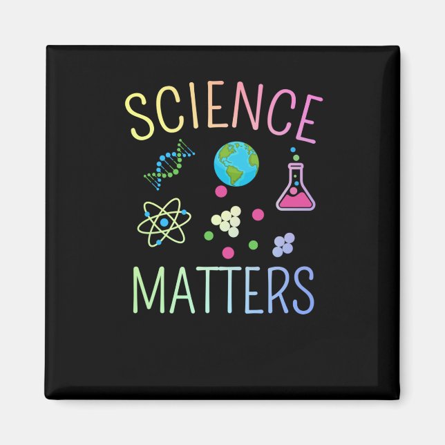 Íman Science S - Engraçado Pun Sticker (Frente)