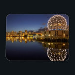 Íman Science World e CBD refletidos em False Creek,<br><div class="desc">COPYRIGHT David Wall / DanitaDelimont.com | CN02 DWA0002.jpg | Science World e CBD refletidos em False Creek,  Vancouver,  British Columbia,  Canadá</div>