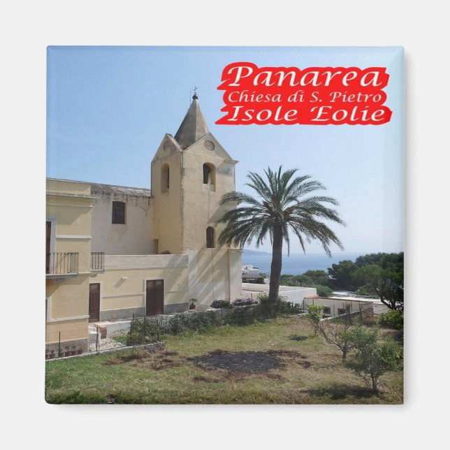 Íman SCL043 ILHAS AEOLIANAS PANAREA, Sicília, frigorífi (Frente)