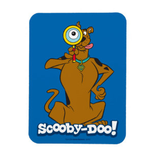 Íman Scooby Doo Com Vidro De Ampliação