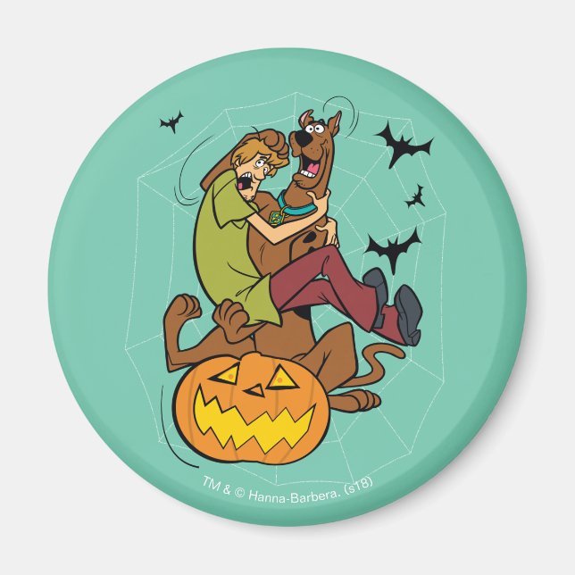 Íman Scooby-Doo e Shaggy Halloween Fright (Frente)