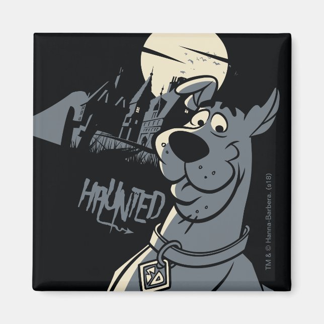 Íman Scooby-Doo Noir Hunted Mansion Graphic (Frente)