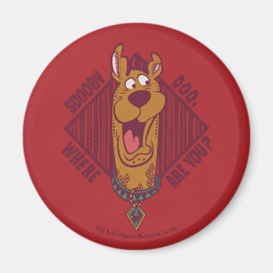 Íman Scooby-Doo onde está você gráfico tribal