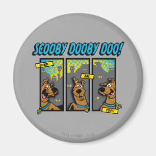 Íman Scooby-Doo onde está você os painéis cómicos