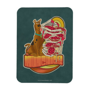 Íman Scooby-Doo Pilha de pizza "Munchies"