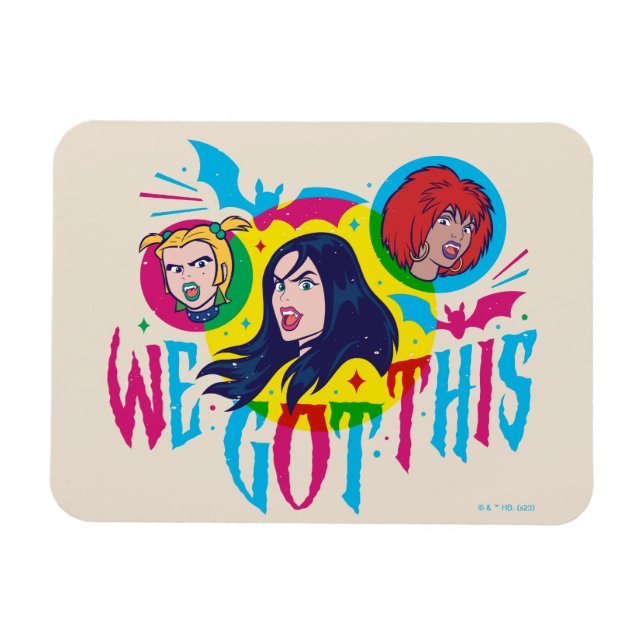 Íman Scooby-Doo | Raparigas Hex Temos Isto (Horizontal)