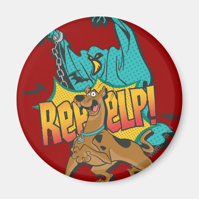Íman Scooby Doo "Reeelp!" (Frente)
