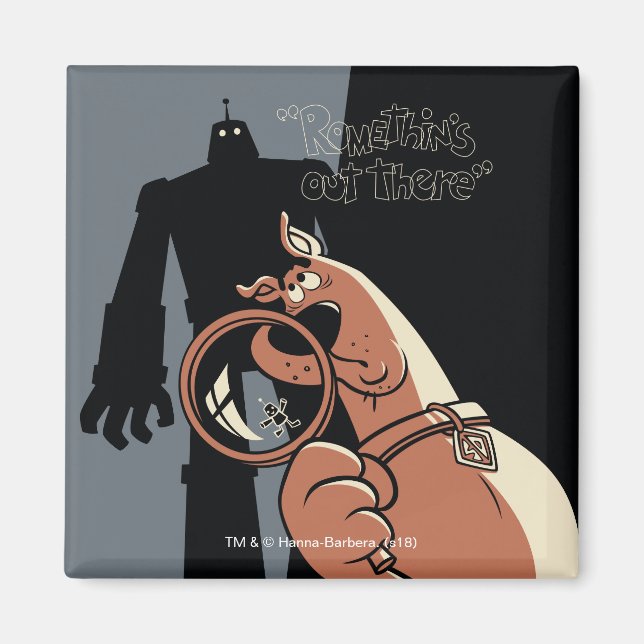 Íman Scooby-Doo "Romethin está lá fora" (Frente)