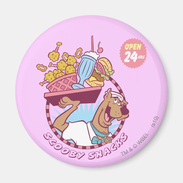 Íman Scooby-Doo "Scooby Snacks" (Frente)
