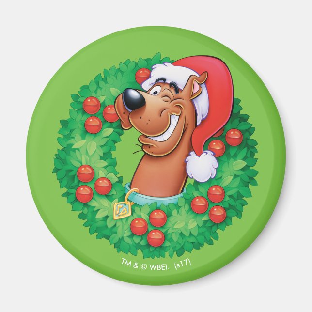 Íman Scooby em Wreath (Frente)