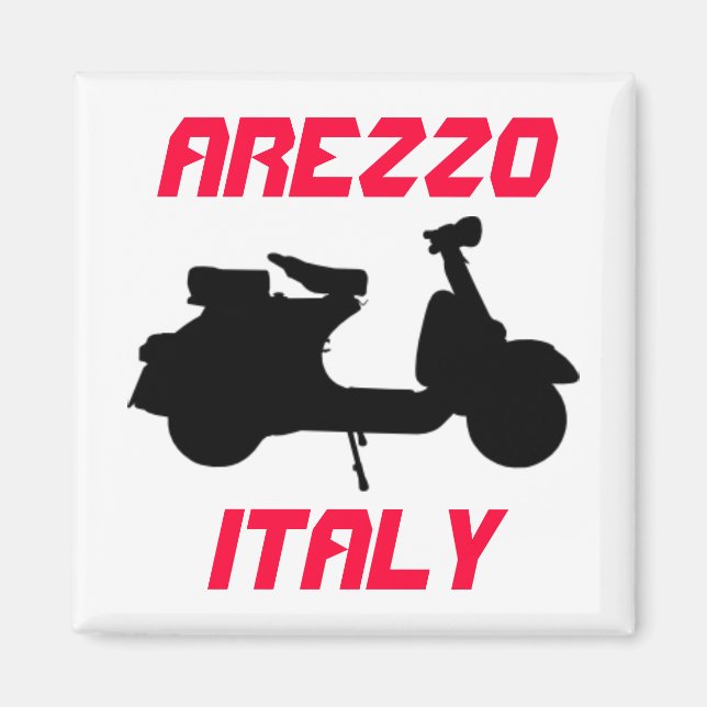 Íman Scooter, Arezzo, Itália (Frente)