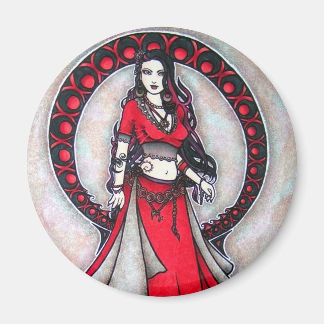 Íman Scorpio Belly Dancer Magnet (Frente)