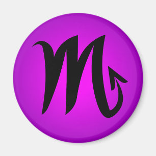 Íman Scorpio Horoscope Sinal Magenta Roxo