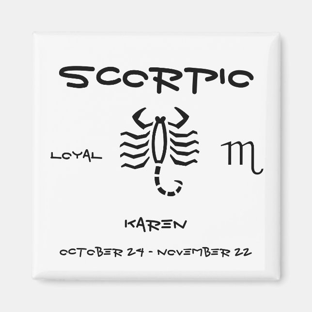 Íman Scorpio Personalizar (Frente)