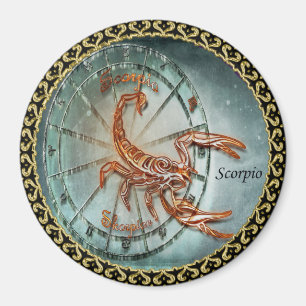 Íman Scorpio Zodiac Astrology design