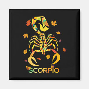 Íman Scorpio Zodiac Fall Scorpion Aniversário