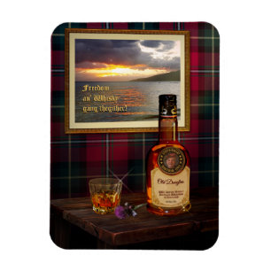Íman Scotch Whisky Magnet sem texto e imagem