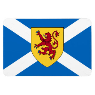 Íman Scotland Flag Magnet - Cross & Lion