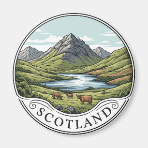 Íman Scotland Highlands Viagem