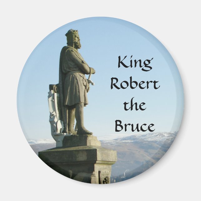 Íman Scotland Stirling King Robert the Bruce (Frente)
