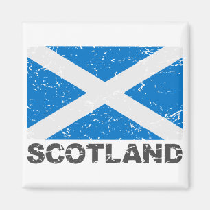Íman Scotland Vintage Flag