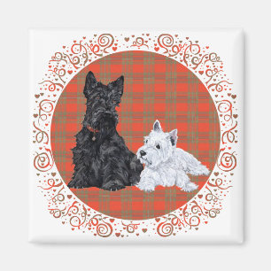 Íman Scottie Adulto & Filhote Westie