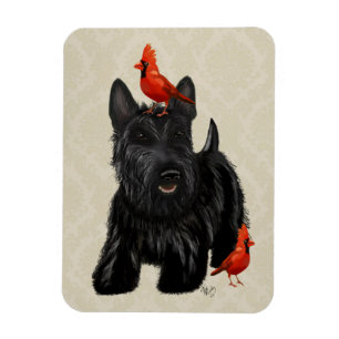 Íman Scottie Dog e Red Birds