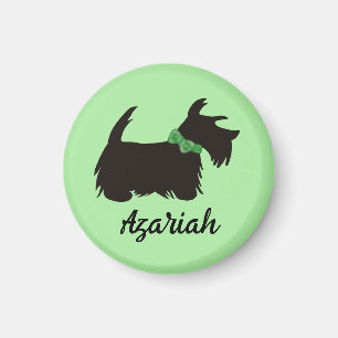 Íman Scottie dog Magnet, Scottish terrier Button