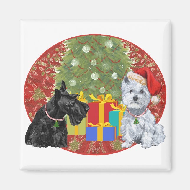 Íman Scottie & Westie Natal (Frente)