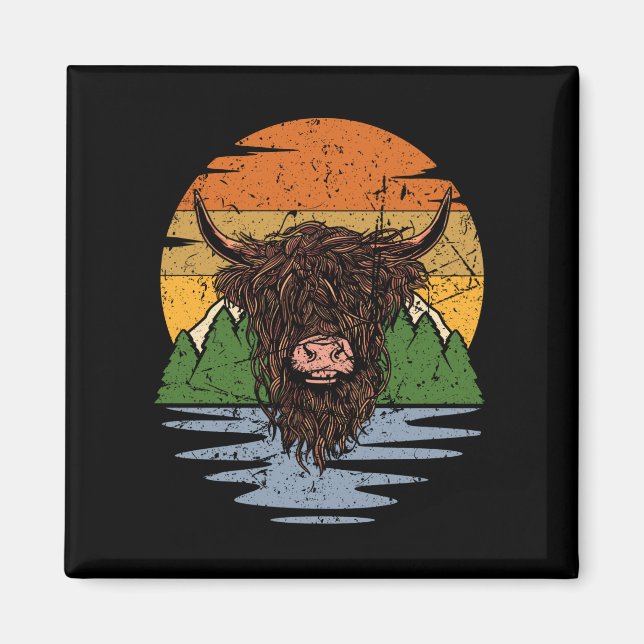 Íman Scottish Highland Cattle (Frente)