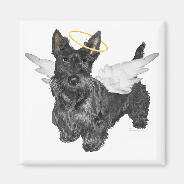 Íman Scottish Terrier Angels (Frente)