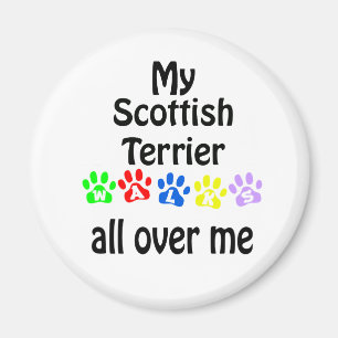 Íman Scottish Terrier Walks Design