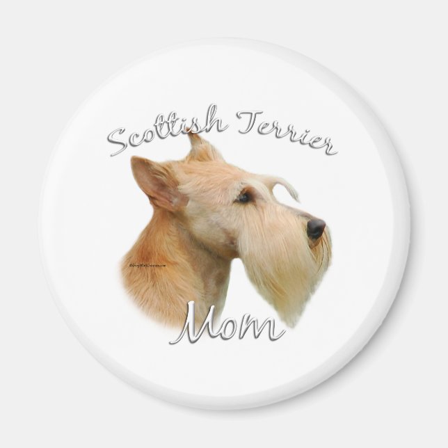 Íman Scottish Terrier (whaten) Mãe 2 (Frente)