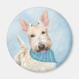 Íman Scottish Terrier Wheaten Dog Painting