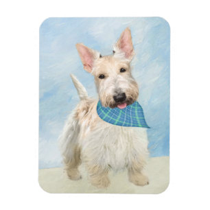 Íman Scottish Terrier Wheaten Dog Painting