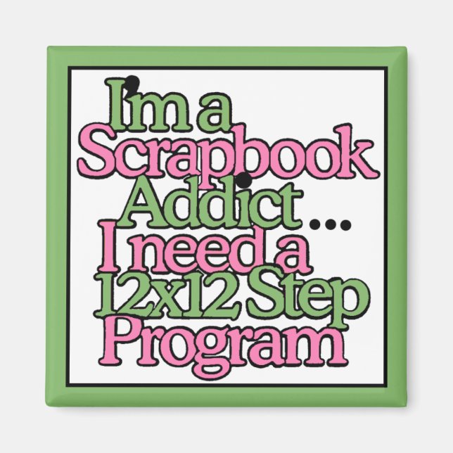 Íman Scrapbook Hobby (Frente)