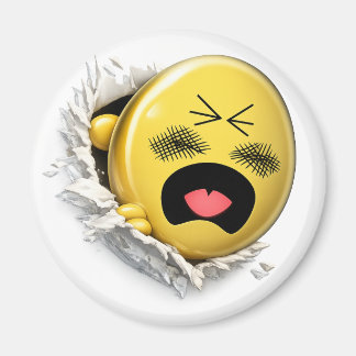 Íman Scratchy 3D Emoji Round Magnet